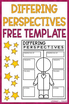 a poster with the text different types of percetives and stars on it