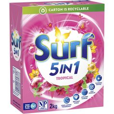 surf 5 in 1 tropical dishwasher tablets