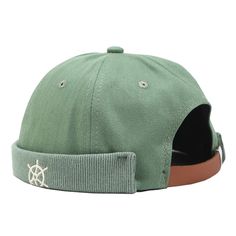 Rudder Embroidery Docker Cap Brimless Hat Skullcap Beanie Landlord hat Description:Pattern: SolidGender: UnisexStyle: Docker capOccasion: CasualMaterial: 100% CottonColor: Black, Green, WhiteFeatures: Warm, Breathable, AdjustableSize: One Size(Adjustable)Hat Height: 12cm/ 4.72"Hat Circumference: 54cm- 61cm/21.26 "-24.02 " Package included:1* HatNotice:1. Please allow 1-2cm/0.4-0.8inch error due to manual measurement. Please make sure you do not mind before you bid.2. The colors may have differen Cotton Beanie Hat With Sweatband, Cotton Beanie With Sweatband, Cotton Beanie With Cotton Sweatband, Streetwear Cap With Cotton Sweatband, Adjustable Cotton Beanie, Green Flat Cap For Summer, Green Summer Flat Cap, Adjustable Casual Flat Cap Beanie, Adjustable Beanie Cap