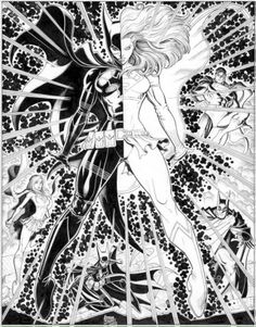 the cover to batman's new 52, drawn by person and penciled by person