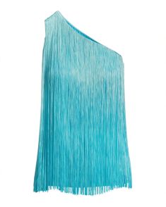 Featuring a vibrant ombre fringe design, our playful one-shoulder top transforms your seasonal style. The easy pullover design makes dressing up a breeze–simply wear atop your favorite bottoms, pair a chic sandal or wedge, and you’re set for sun-soaked days and nights under the stars. Blue Fringe Top For Spring, Blue Fringe Tops For Summer, Chic Sandals, Fringe Top, Boston Proper, One Shoulder Tops, Pullover Designs, Under The Stars, Seasonal Fashion