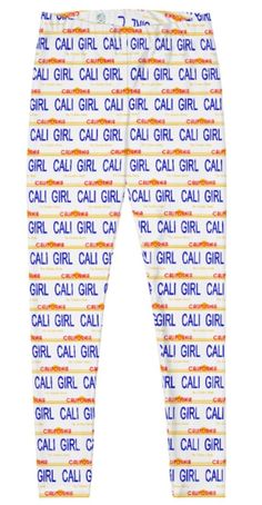 Cali Girl Leggings Women's Casual Cozy Wear Cute Stretchy Pants Pacific West Coast USA Pretty Tanned Beach Babe Ocean Life Valley Girl - Etsy Bosnia and Herzegovina Trendy Relaxed Fit Leggings For Loungewear, Casual White Leggings For Streetwear, Fitted Casual Leggings With Letter Print, Casual Fitted Leggings With Letter Print, White Letter Print Casual Leggings, Playful White Cotton Leggings, Casual White Letter Print Leggings, White Casual Letter Print Leggings, Aviator Nation White Sweatpants