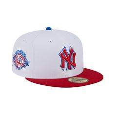 in stock 59fifty Hats, Game Day Outfit, Gameday Outfit, Day Outfit, Fitted Hat, New York Yankees, Fitted Hats, Panel Siding, Game Day