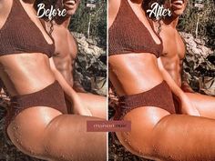 3 Golden Melanin Presets Best Lightroom Mobile Presets | Etsy Waist Beads, Social Media Tool