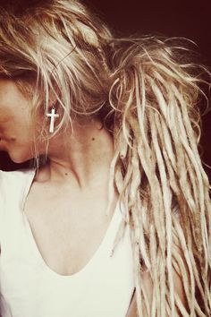 Half Dreads, Partial Dreads, Blonde Dreadlocks, Blonde Dreads, Estilo Hippie