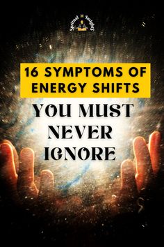 When you come out the other side, you will feel strong, awakened, and more powerful than ever before. What exactly are energy shifts, and how do you recognize the signs? Here are 16 energy shift symptoms that you should definitely not ignore: Maca Balls, Occult Knowledge, Polarity Therapy, Energy Shift, Big Energy, Fifth Dimension