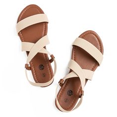 PRICES MAY VARY. 💗【Occasion】: Rekayla sandals are perfect for daily, home, work, school, sports, take a walk, hang out, shopping, party, holiday; You could wear these cute summer flat sandals with casual tops, suits, dresses or jeans in spring, summer, fall and winter; Update your wardrobe with this classic staple 💗【Features】：Adaptable high-quality crisscross elastic strap, these flat sandals offer a snug fit with maximum comfort; The elastic straps for great fit, soft lining with the comforta Winter Update, Summer Flat Sandals, Summer Sandals Flat, Shopping Party, Home Work, Stylish Sandals, Take A Walk, Kids Luggage, School Sports