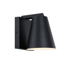 an image of a black wall light