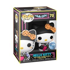 two hello kitty pop vinyl figures in a box