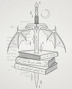 Nesta Archeron, Inspired Tattoos, Book Drawing, Tattoo Design Drawings