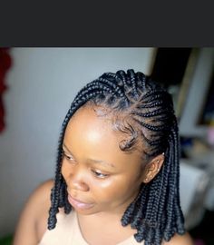 Hellenistic Fashion, Short Rasta Braids, Knotted Braids, Latest Hair Braids, Cornrows Braids For Black Women, Short Box Braids Hairstyles, Braided Hair Tutorial, Short Box Braids, African Hair Braiding Styles