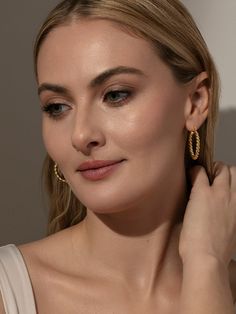 Elevate your everyday hoops with our Rope Twist Hoop Earrings. Coming in silver and gold, these thick hoop earrings will effortlessly layer with your favorite huggie earrings, stud earrings, or anything else in your rotation. Want more statement hoops in your collection? Shop all of our statement earrings. Twist Hoop Earrings, Thick Hoop Earrings, Rope Twist, Earrings Stud, Huggie Earrings, Silver And Gold, Huggies Earrings, Rhodium Plated, Statement Earrings