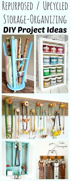 several different ways to organize and store jewelry