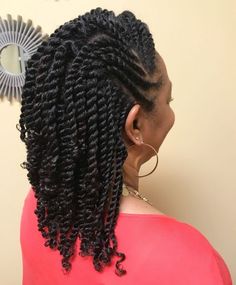 Quick Layered Twists Hairstyle Layered Twists, Updo Cabello Natural, Thick Natural Hair, Flat Twist Hairstyles, Twist Updo, Flat Twist Updo, Protective Hairstyles For Natural Hair, Twisted Updo, Updo Styles