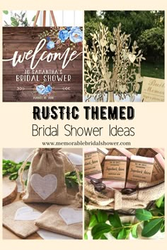 rustic themed bridal shower ideas are perfect for the bride and groom to have on their wedding day