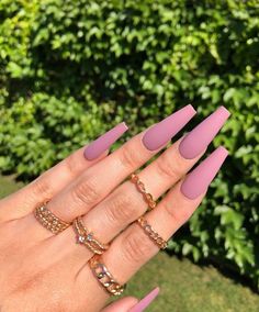 Cute Acrylic Nail Designs, Long Acrylic Nails Coffin, Long Square Acrylic Nails, Nail Swag, Press Ons, Pink Acrylic Nails, Hot Nails, Fabulous Nails, Dream Nails