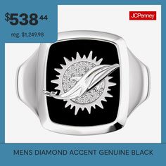 Ring Style: Mens Fashion RingsDiamond Clarity: I2-I3Setting: PaveStone Cut: CushionStone Millimeter Measurement: 16.5 Mm Length, 14.5 Mm WidthDiamond Color: I-JMetal Color: WhiteRing Top Length: 23.1mmRing Top Width: 18.1mmRounded Carat Weight: Less Than 1/10 Ct.Stone Treatment: DyedBand Width: 4mmCare: Wipe CleanStone Type: 12 Natural Diamond, 1 Genuine OnyxAuthenticity: Genuine StoneMetal: Sterling SilverCountry of Origin: Imported Mens Fashion Rings, Rings Mens, Fashion Rings Silver, Ring Man, 2 Rings, Ring Style, Fashion Ring, Black Onyx, Fashion Rings