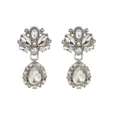 Nwt Marchesa Silver Crystal Drop Earrings Absolutely Stunning Evening Formalwear Earrings Crystal Drop Earrings, Silver Crystal, Crystal Drop, Marchesa, Earrings Color, Jewelry Earrings, Women Jewelry, Drop Earrings, Crystals