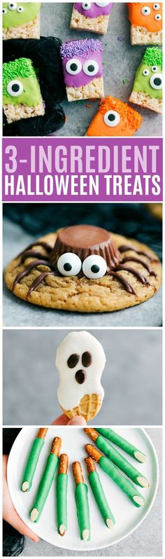 halloween treats that look like they have eyes on them and are decorated with candy sticks