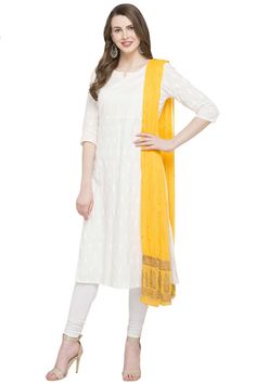 Salwar Fashion, Shoppers Stop, Printed Dupatta, Kurti Designs Latest, Kurti Designs, Anarkali, Order Online, Open Shoulder Tops