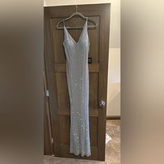 Baltic Born Slate Lumi Sparkle Gown. Size Large. New With Tags. Sparkle Gown, Cute Prom Dresses, Blue And Silver, Prom, Prom Dresses, Sparkle, Womens Dresses, Dresses, Women Shopping