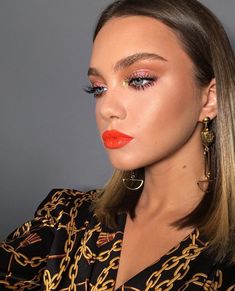 Trucco Glam, Makeup Sephora, Make Up Inspiration, Beauty Make-up, Makeup Tricks, Luxury Makeup, Makeup Goals, Red Lipstick, Tan Skin