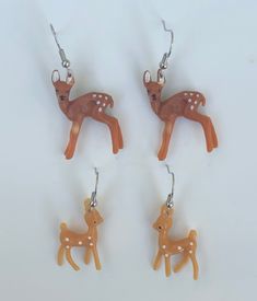 Adorable deer/fawn earrings!! Available in two different styles: Style 1 (brown) and Style 2 (tan). Cute Brown Dangle Earrings, Deer Earrings, Deer Fawn, Earrings Etsy, Shop Earrings, Beaded Earrings, Different Styles, Jewelry Earrings Dangle, Etsy Gifts