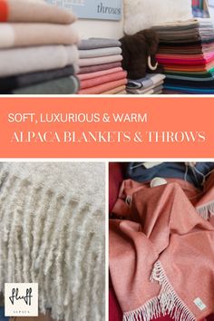 soft, luxurious and warm alpaca blankets and throws