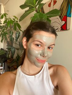 Self care day | clay mask | beauty within | girly girl | beauty mask | self care sunday | everything shower | natural face mask | face mask | plants and flowers | summer day off Natural Face Mask, Self Care Sunday, Self Care Day, Beauty Mask, Flowers Summer, Clay Mask, Mask Face, Natural Face, Plants And Flowers