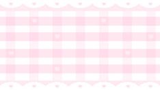 a pink and white checkered background with hearts