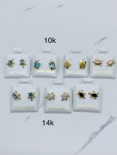 10k - 14k solid gold earrings butterfly  ❤️14k available in Aqua, black or white  ❤️10k available in Aqua, multi tone, or yellow  ❤️Studs screw back with cubic zirconia  ❤️Approx 6mm -8mm ❤️Fine jewelry includes a small box  ❤️Baby, girl, women  Each sold separately  Check out my other jewelry  ❤️ Aretes de mujer o Niña de 10k - 14 kilates de tornillo ❤️ Joyeria fina ❤️ Piedra zirconia  pequeños  ❤️ Broqueles de tortuga ❤️ Disponible en 10k color amarillo , 3 oros, y/o azul  ❤️ 14k disponible en Hypoallergenic 14k White Gold Jewelry, Adjustable 14k Gold Drop Earrings, Adjustable 14k Gold Huggie Earrings, Hypoallergenic Oval 14k Gold Jewelry, Hypoallergenic Oval White Gold Jewelry, Hypoallergenic White Gold Oval Jewelry, Adjustable Screw Back Jewelry Gift, 14k Gold Screw Back Jewelry, 14k Gold Screw Back Jewelry Gift