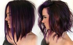 Long Inverted Bob, Inverted Bob Haircuts, Inverted Bob Hairstyles, Inverted Bob, Haircuts Short, Curly Bob Hairstyles, Hair Color And Cut, Hair Design, Bob Haircuts