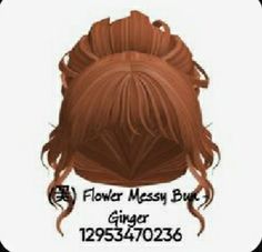 Brown Hair Id, Roblox Ids, Roblox Hair, Roblox Brookhaven, Y2k Hair, Roblox Code, Diy House Plans