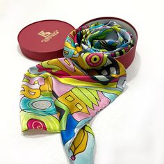 "Silk scarf - an interpretation of the paintings of the artist F. Hundertwasser. This original design, hand-painted on silk, is ideal as a gift for a wedding, anniversary, birthday. - READY TO SHIP. - FREE GIFT PACKAGING. - WASHING INSTRUCTIONS. Length: 25 Х 180 см cm (10 \" х 70\") FABRIC Each scarf is made with pure silk  , with 12mm thickness All my products have a high quality finish with hand-rolled hems . All items are photographed in indirect natural light, but colors may vary between monitors and mobile devices/ FIND OTHER SILK SHAWLS, SQUARES AND SCARVES? Shawls, silk scarves, small squares...  https://www.etsy.com/shop/FantasticSilk Instagram:  https://www.instagram.com/silk_fantastic/?hl=ru  Thank you for visiting my shop!" Artsy Silk Scarf As Gift, Artistic Hand Painted Scarves For Gifts, Artistic Silk Scarf As Gift, Artsy Multicolor Silk Scarf For Artistic Expression, Artful Multicolor Scarves As Gift, Multicolor Hand Painted Scarves As Gift, Multicolor Hand Painted Art For Collection, Artsy Blue Silk Scarf As Gift, Artistic Multicolor Silk Scarf For Gift