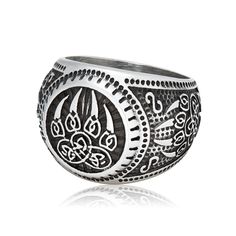 PRICES MAY VARY. VIKING WARRIOR VIBES: This Nordic ring gets inspired by Viking berserker warrior who fights all their life. The patterns are married between Viking styles and Celtic knots giving it the most unique design FINAL MISSING PIECE: This mens ring is truly a last match for your Viking vibes. Each detail of the ring is well carved to the point that it can go along you a lifetime with a proper care. Whether out for a formal date or casual you, this ring will rock. We offer 8 ring sizes 7/8/9/10/11/12/13. PREMIUM STAINLESS STEEL: GUNGNEER proudly provides our customers with the Viking jewelry made from the best quality Stainless Steel. We put passion and efforts for each Viking jewelry producing the best experiences possible for our customers. A GIFT WORTH GIVING: No matter what occ Nordic Ring, Viking Berserker, Viking Bear, Bear Spirit, Paw Ring, Norse Jewelry, Viking Culture, Protection Jewelry, Celtic Knots