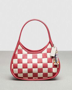 Ergo Bag In Checkerboard Patchwork Upcrafted Leather | Coachtopia ™ Coachtopia Bags, Iconic 90s, Leather Scraps, Unique Color Combinations, Manifestation Board, Leather Coach, New Uses, Leather Style, Coach Leather