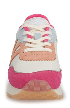 A grippy tread climbs up the back of a throwback sneaker boasting plush cushioning for enhanced shock absorption. Lace-up style Cushioned insole Leather upper/synthetic lining/rubber sole Imported Vintage Havana Sneakers High Top, Pink Vintage Havana Sneakers, Vintage Havana, Up Styles, Havana, Womens Sneakers, Leather Upper, Nordstrom, Lace Up