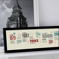 the big ben clock tower towering over london, england in black and white framed art print