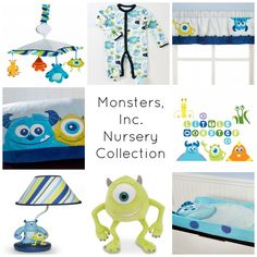 the monsters, inc nursery collection