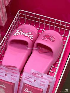 Barbie Pink Slippers – The Fashion Doll House Cute Eva Slide Sandals, Cute Slide Sandals In Eva, Cute Slide Sandals With Eva Material, Casual Pink Non-slip Platform Slippers, Trendy Non-slip Slip-on Sandals, Pink Eva Platform Slippers For Beach, Pink Slide Slippers For Summer, Comfortable Pink Summer Slippers, Trendy Pink Beach Slippers