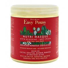 EASY POUSS Nutri Repairing  Mask - Stop Broken Hair - Ultra Protein Hair Mask  250ML - ShanShar: The World Of Beauty Protein Hair Mask, Protein Hair, Rapid Hair Growth, Hair Protein, Rice Protein, Starbucks Hot, Treated Hair, Hair Mask, Keratin