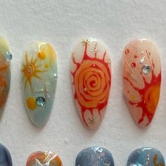 Finger Biting, Nails Funky, Gel Polish Designs, Birmingham City University, Hippie Nails, Punk Nails, Creative Nail Art, Liquid Diet, Glamorous Nails