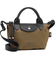 Longchamp Le Pilage Small Crossbody Bag | Nordstrom Longchamp Small Le Pliage Outfit, Le Pliage Outfit, Small Bag Outfit, Longchamp Crossbody Bag, Longchamp Small Le Pliage, Earthy Palette, Compact Bag, Small Crossbody Bag, Small Crossbody