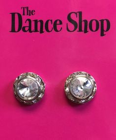 Dance Shop Competition Earrings 13mm Clear Clip Dance Earring, Essential List, Competition Jewelry, Dance Comp, Dance Earrings, Essentials List, Dance Teams, Dance Competition, Christmas Presents