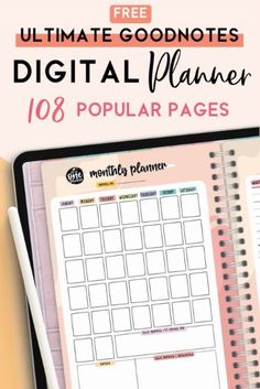 GoodNotes Planner | With 108 Free Templates