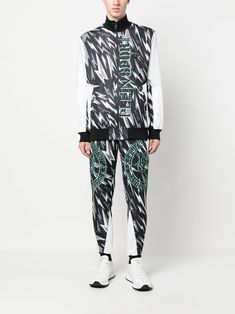 Find PLEIN SPORT Lightning Bolt-print Track Suit on Editorialist. black/white mint green cotton panel detailing all-over graphic print all-over logo print Jacket: high neck long sleeves fitted-cuff sleeves front zip fastening Trousers: elasticated drawstring waistband tapered leg elasticated cuffs Track Suit, High Neck Long Sleeve, Print Jacket, Lightning Bolt, Drawstring Waistband, Green Cotton, Cuff Sleeves, Tapered Legs, Logo Print