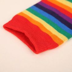 PRODUCT INFORMATION: Rainbow Striped pattern Size: EU, 35-43 Material: Cotton, spandex Playful Fitted Cotton Socks, Multicolor Stretch Cotton Socks, Multicolor Stretchable Breathable Socks, Breathable Stretch Multicolor Socks, Striped Stretch Socks For Winter, Winter Striped Stretch Socks, Stretch Striped Socks For Winter, Casual Multicolor Stretch Knee-high Socks, Fitted Multicolor Cotton Socks