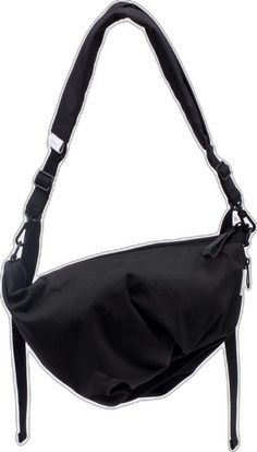 coteetciel Crossbody/Messenger Orne Smooth Black côte&ciel US 28863 Black Nylons, World Of Fashion, Water Repellent, New Product, Crossbody Bag, Shoulder Strap, Sense, Twist, Fabric