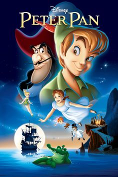 peter pan movie poster with the characters