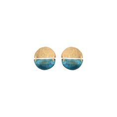 Teal Ayla Earrings– We Dream in Colour Hand Forged Blue Round Earrings, Blue Metal Jewelry With Patina, Bronze Patina Earrings, Blue Bohemian Hammered Earrings, Bohemian Blue Hammered Earrings, Silver Brass Earrings With Patina, Hammered Brass, Salt And Water, Jewelry Care